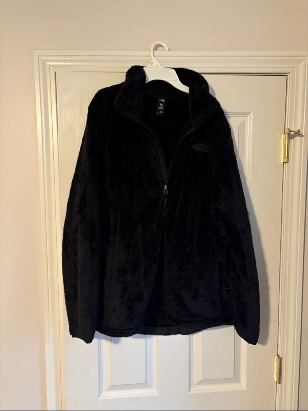 The North Face Black Plush Full-Zip Fleece Jacket